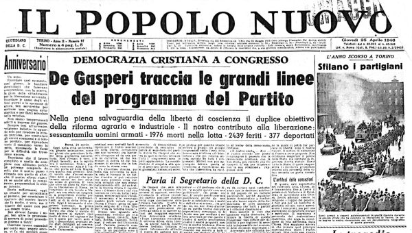 il Popolo nuovo, 26 aprile 1946 copertina copia